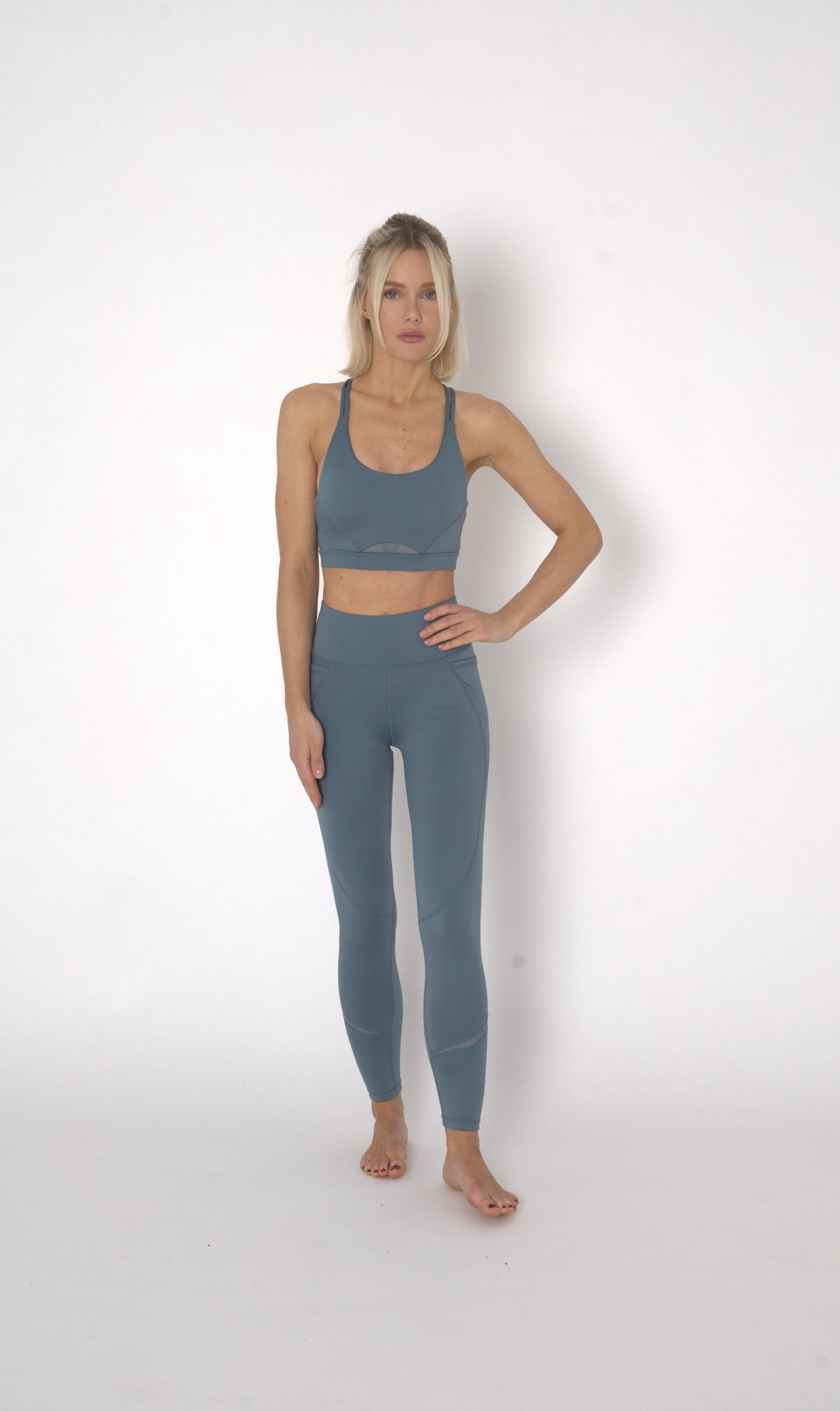 POWERFLOW HIGH-RISE POWER LEGGINGS SLATE BLUE