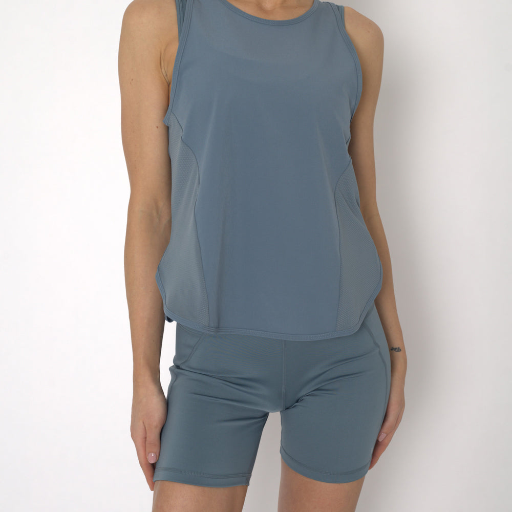 POWERFLOW LIGHTWEIGHT RUN TANK TOP SLATE BLUE